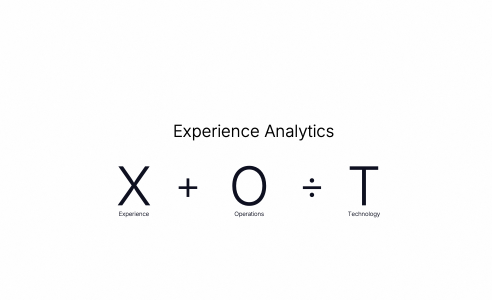 Experience Analytics Frameworks
