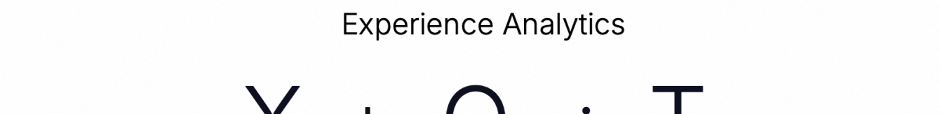 Experience Analytics Frameworks
